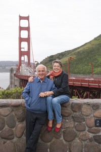 At the Golden Bridge in San Francisco